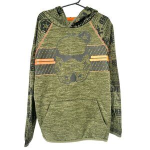 Jumping Beans Star Wars Stormtrooper Hoodie Boys Size 8 Active Green LS Pullover